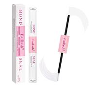 FADLASH Lash Bond and Seal Individual Cluster Lashes Glue Cluster DIY Eyelash Extensions Adhesive Strong Hold 48-72 Hours Waterproof Latex Free Suitable for Sensitive Eyes 0.2OZ+0.2OZ, WHITE, 5 ml