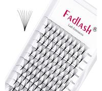 Fadlash Pre Made Fan Eyelash Extensions 8D-0.07D Curl Mix 15-20mm Pointy Base Premade Volume Russian Lashes