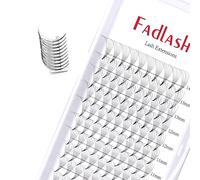 Fadlash Pre Made Fans Eyelash Extension 6D-0.07-C Curl Mix 8-14mm Premade Fan Eyelash Extensions Mixed Tray Pre Fanned Russian Volume Lashes Fan 0.07mm C/D Curl Lash Extensions
