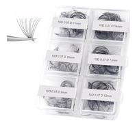 FADLASH Premade Fans Eyelash Extensions 300pcs 10D Premade Lash Fans D Curl Pre Made Fans Lash Extensions Volume Eyelash Extensions Premade Eyelash Fans Loose Fans (10D-0.07D-9-14mm)