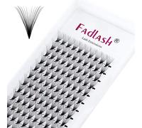 Fadlash Volume Pre Made Russia Eyelash Extension 16D 0.07mm C Curl 12mm Single Length Prefanned Russian Lashes Pre Made Fans Lashes Extension