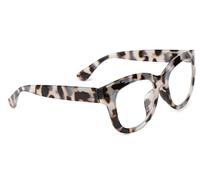 Fads & Fashions Bold Oval Fashion Retro Unisex Reading Glasses with Spring Hinges DX86 (Beige Leopard, 2.0, diopters)