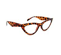 Fads & Fashions Cat Eye Eyeglasses Stylish Retro 1950,60's Woman's in 3 Colours DX24E (Tortoise)