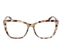Fads & Fashions Cat Eye Funky Retro Reading Glasses Women with Spring Hinges DX88 (Beige Leopard, 3.0, x)