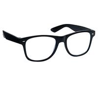 Fads & Fashions Classic Retro Oversized Style Mens Womans Geek Nerd Reading Glasses +0.5 up to +4.0 TN49 (Matt Black, 3.25, multiplier_x)
