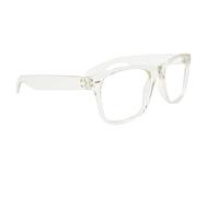 Fads & Fashions Classic Retro Oversized Style Mens Womans Geek Nerd Reading Glasses +0.5 up to +4.0 TN49 (Transparent, 1.50, multiplier_x)