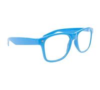Fads & Fashions Classic Retro Oversized Style Mens Womans Geek Nerd Reading Glasses with 35 Colours TN49 (Dodger Blue, 1.50, multiplier_x)