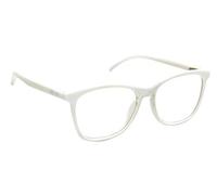 Fads & Fashions Geek/Nerd Stylish Retro Reading Glasses with Extra Strong All Metal Spring Hinges in 5 Colours +1.0+1.5+2.0+2.5 DX5 (White, +1.0)