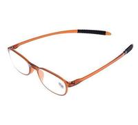Fads & Fashions RG44/8 Unique Super-lite TR90 Bendy Flexy Material Reading Glasses 3 Colours & 8 Strength Variations (Magnification +2.75, Orange)