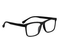 Fads & Fashions Rubber Coated Retro Men Woman's Stylish Classic Design Reading Glasses DX91 (Matt Black, 1.0, multiplier_x)