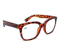 Fads & Fashions Stylish Retro Geek/Nerd Oversized Reading Glasses with Metal Hinges - Model TN14 (Tortoise, 1.5)