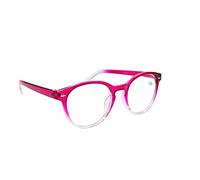 Fads & Fashions TN10 Colourful Oversized Style Retro Reading Glasses Choice 4 Colours+1.0+1.5+2.0+2.5 (Purple, 2.0)