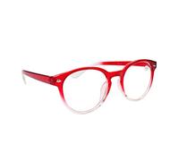 Fads & Fashions TN10 Colourful Oversized Style Retro Reading Glasses Choice 4 Colours+1.0+1.5+2.0+2.5 (Red, 2.5)
