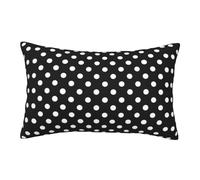 Faduni Black And White Polka Dots Printing Pillow Case,Super Soft Brushed Microfibre Pillowcases With Hidden Zipper Bag Package