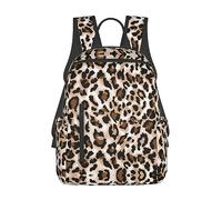 Faduni Leopard Print Lightweight Backpack For Travelling Walking Cycling Hiking Or Multipurpose Daypacks Unisex
