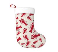 FADUNI Red Unisex Adult Christmas Stockings, 17.7 x 11 inch/45 28 cm, 1 Count, Red, Perfect For Families & Gift Givers/Receivers