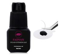 FADVAN Eyelash Glue Eyelash Extension Hypoallergenic Instant Quick Dry Adhesive, False Eyelash Adhesive Lashes Glue 5ML (black)