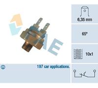 FAE 35440 Temperature Switch, coolant warning lamp for AUDI,SEAT,VW