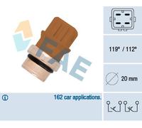 TEMPERATURE SWITCH COOLANT WARNING LAMP 35580 FOR VW GOLF/III/Cabriolet/Mk 2.0L