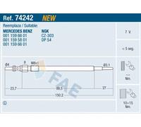 FAE 74242 Glow plug