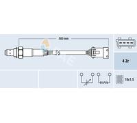 FAE 77232 Lambda Sensor for OPEL,SAAB,VAUXHALL,VOLVO