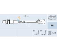 LAMBDA SENSOR 77433 FOR PEUGEOT 207/+/CC/SW/Wagon 207/207+ 308/I/II PARTNER 1.6L