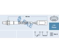 FAE 77602 Lambda Sensor for DACIA,RENAULT
