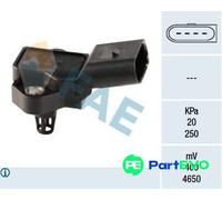 FAE BOOST PRESSURE SENSOR 15026 FOR AUDI SEAT SKODA VW BENTLEY
