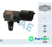 FAE BOOST PRESSURE SENSOR 15036 FOR ALFA ROMEO FIAT FORD OPEL PORSCHE SAAB