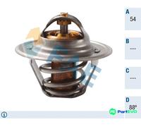 FAE COOLANT THERMOSTAT 5203488 FOR AUDI ROVER SKODA VW