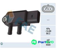 FAE EXHAUST PRESSURE SENSOR 16143 FOR AUDI SEAT SKODA VW