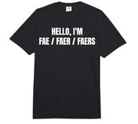 FAE Faer Faers Pronouns LGBTQ+ Non Binary Support Comfort Colors Adult Heavyweight T-Shirt