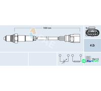 FAE OXYGEN SENSOR 77459 FOR AUDI SEAT VW