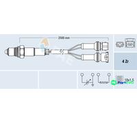 LAMBDA SENSOR 77639 FOR MERCEDES-BENZ T1/TN/Van/Platform/Chassis LANCIA 2.3L Y10