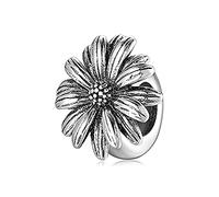 FAEFASH Spacer Charm Rubber Stopper Spacer Bead 925 Sterling Silver Clip Charm fit Pandora Style Charm Bracelets