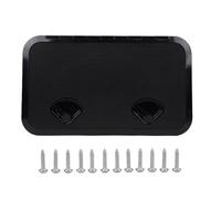faEHKMpxh Boat Deck Hatch 24 In X 14 In Rectangle 180 Degree Lid Compatible With Yachts RV Marine Accessories(Black)