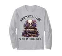 Faerie Smut Reading Wife Romantasy Books Spicy Fairy Tales Long Sleeve T-Shirt