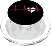 Färöer Islands Färinger Heartbeat ECG Pulse Foroyar Färöer PopSockets PopGrip for MagSafe