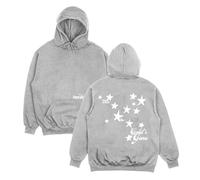 FAEWARE Hoodie Freya Tour Skye Merch Cartoon Pattern Clothing Unisex Casual Pullover Hip Hop Long Sleeve Sweatshirt Jacket-Grey||s