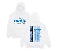 FAEWARE Women's Hoodie Freya Tour Skye Merch Pullover Men's and Women's Fashion Casual Sweatshirt Plus Size Hip Hop Jacket-White||x_s