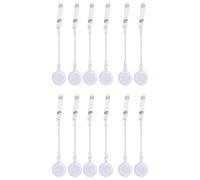 Faeymth 12 Pieces DIY Beaded Reel Kit, Retractable Name ID Reel, Bead Clips Holder, Bar on with Belt Clip,