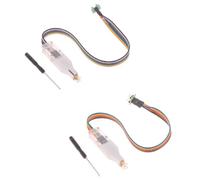 Faeymth 2 Pieces Vsonwson Chip Download Record Write Probe Spring Needle Flash EEPROM Chip Burner Cable 6x5mm 6.5mm 8x6mm 8.5mm