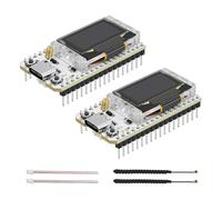 Faeymth 2 Sets of ESP32 Lora V3 Development Boards with 868 MHz Lora Antenna, WiFi and Bluetooth SX1262 Built-in.