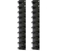 Faeymth 2PCS Wall-Mounted Hat Organizer for Baseball Caps, Strong Adhesive Hat Rack, Holds Up to 20 Hats