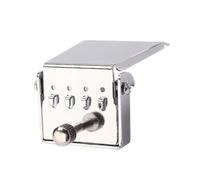 Faeymth 4 String Tailpiece Bridge Plate for Banjo Replacement Parts Guitar IY to Improved Tone (Silver) Banjo Tailpiece