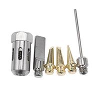 Faeymth 6 Pcs Flame Butane Gas Soldering Tips+Nozzle Butane Gas Solder Tip for Mt-100 Ht-1937 Butane Gas Soldering Iron Kit Welding Set Torch Pen Tools for Soldering Solder