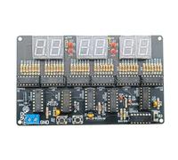 Faeymth DC 4.5V-5.5V 6-Bit Digital Circuit Clock Kit Electronic Clock Teaching and Training Welding Production DIY Replacement Spare Parts