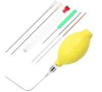Faeymth Easter Simple Egg Beater Empty Egg Beater Tool Ukraine Egg Supplies Single Hole Egg Beater Easter Egg Making Tools C