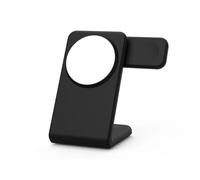 Faeymth Foldable Wireless Charging Stand for 15/14 and Watch S8/7 Magnetic Fast Charging Base in and Black