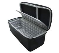 Faeymth Hard Case Protective Travel Storage Bag Shockproof Zipper Strap for Flip 3/4/5 SoundLink Speakers - Black + Grey